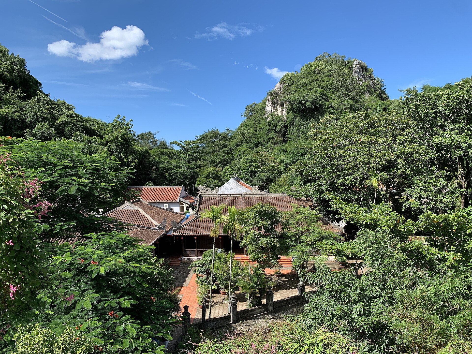 Thuy Son, the one peak open to visitors